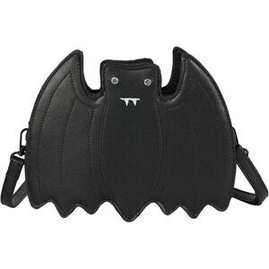 Women Black Halloween Purses Gothic Shoulder Bag Pumpkin Coffin Skull Bat